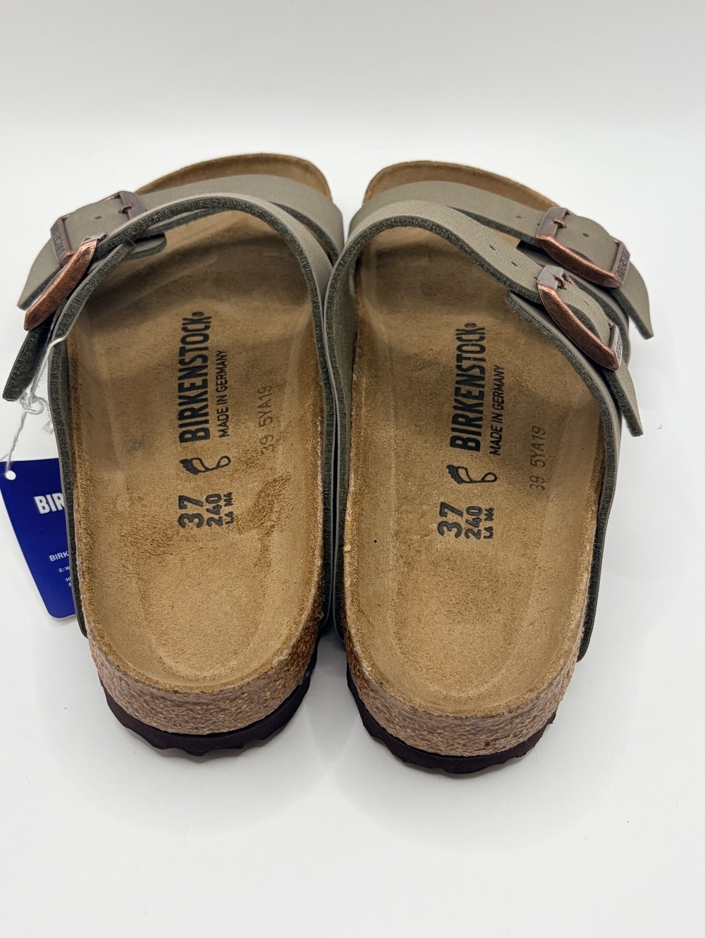 Birkenstock Arizona BS Stone Narrow Sandals Women’s 6 EU 37 0151211 - Picture 4 of 8